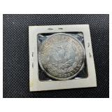 1921 Morgan Silver Dollar -  Marked BU Toned When Purchased