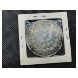 1921 Morgan Silver Dollar -  Marked BU Toned When Purchased