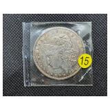 High Grade 1921-S Toned Morgan Silver Dollar