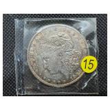 High Grade 1921-S Toned Morgan Silver Dollar