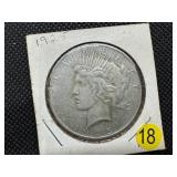 1925 Peace Silver Dollar