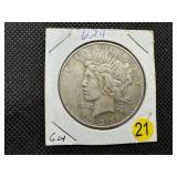 Better Date 1935-S Peace Silver Dollar