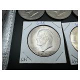 Fifteen Clad Eisenhower Dollars (Two are Bicentennials)