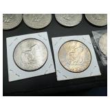 Fifteen Clad Eisenhower Dollars (Two are Bicentennials)