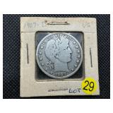 1907-D Barber Half Dollar - Marked VG When Purchased