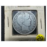 1907-D Barber Half Dollar - Marked VG When Purchased