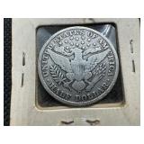 1907-D Barber Half Dollar - Marked VG When Purchased