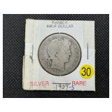 1906-D Barber Half Dollar