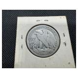 1917 Walking Liberty Silver Half Dollar - Marked VG When Purchased