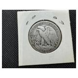 1941 Walking Liberty Silver Half Dollar