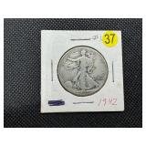 1942 Walking Liberty Silver Half Dollar
