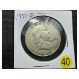 1950-D  Franklin Half Dollar