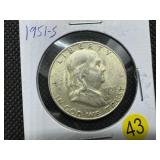 1951-S  Franklin Half Dollar
