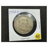 1952-D  Franklin Half Dollar