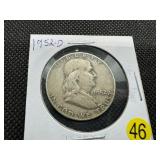 1952-D  Franklin Half Dollar