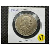 1952-D  Franklin Half Dollar