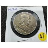 1952-D  Franklin Half Dollar