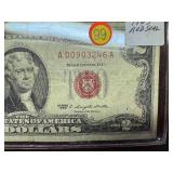 1963 Red Seal Two Dollar Bill