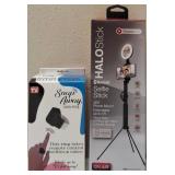 Snap Away Selfie Ring - As Seen on TV & Halo Stick - Vlogging Series - Extends Up to 4 FT *NEW (View Photos)