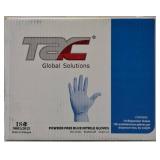 GLOBAL SOLUTIONS | TAC BRAND- POWDER Free Blue Gloves (10 Boxes)– SIZE L