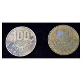 Coins From Mexico & Coasta Rico **Foreign Coins (View Photos)