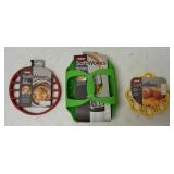 (1) Mad Hungry 4pc Spurtle Set & Soft Works | (1) Silicone Pressure Cooker Rack, (1) Silicone Pressure Cooker Steamer & (1) Silicone Pressure Egg Rack - New (View Photos) **NEW