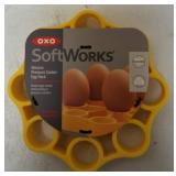 (1) Mad Hungry 4pc Spurtle Set & Soft Works | (1) Silicone Pressure Cooker Rack, (1) Silicone Pressure Cooker Steamer & (1) Silicone Pressure Egg Rack - New (View Photos) **NEW