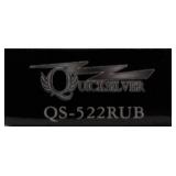 Quicksilver Bowie Knife with Black Rubber Handle & Cover - 15" Overall Length (View Photos)