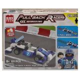 Block Tech - (2) Pull Back & Release Motorized Cars - Put Together Yourself (View Photos for More Details)