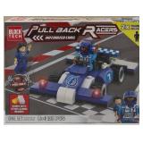 Block Tech - (2) Pull Back & Release Motorized Cars - Put Together Yourself (View Photos for More Details)
