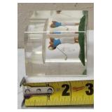 (1) Clear Float Lighter Holder with a Golfer (Holder Only) * View Photos