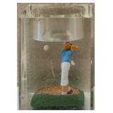 (1) Clear Float Lighter Holder with a Golfer (Holder Only) * View Photos