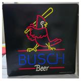 Classic sign covers from Busch Beer and Dewey Stevens Winery