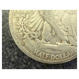2 1944 Walking Liberty Half Dollars