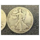 1918S & 1918D Walking Liberty Half Dollar