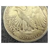 4 1944 Walking Liberty Half Dollars