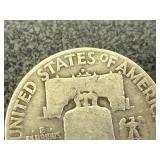 2 1952 Franklin Half Dollars