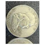 4 1959 Franklin Half Dollars
