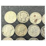 20 Mercury Dimes