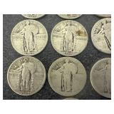 10 Standing Liberty Quarters
