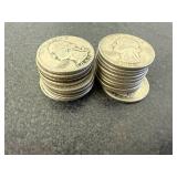 20 Silver Washington Quarters