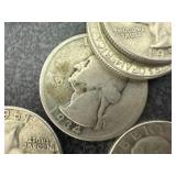 20 Silver Washington Quarters