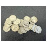 20 Silver Washington Quarters