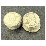 20 Silver Washington Quarters