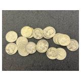 20 Silver Washington Quarters