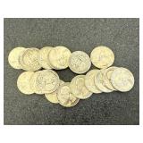 20 Silver Washington Quarters
