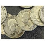 20 Silver Washington Quarters