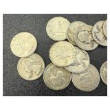 20 Silver Washington Quarters