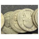 20 Silver Washington Quarters