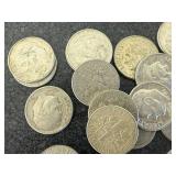 40 Silver Roosevelt Dimes